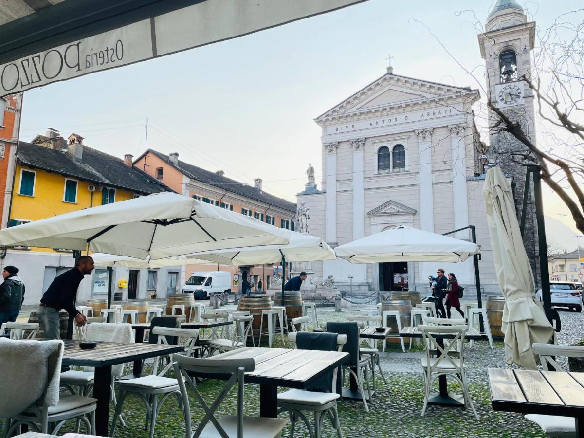 Osteria Pozzo Hotell Locarno Eksteriør bilde